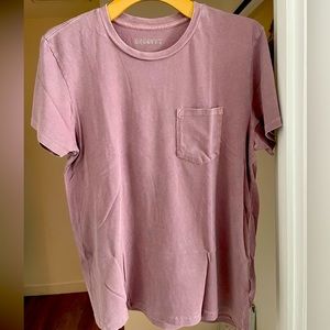 Outerknown Groovy Tee/ Size: Medium/ Color: Cosmo